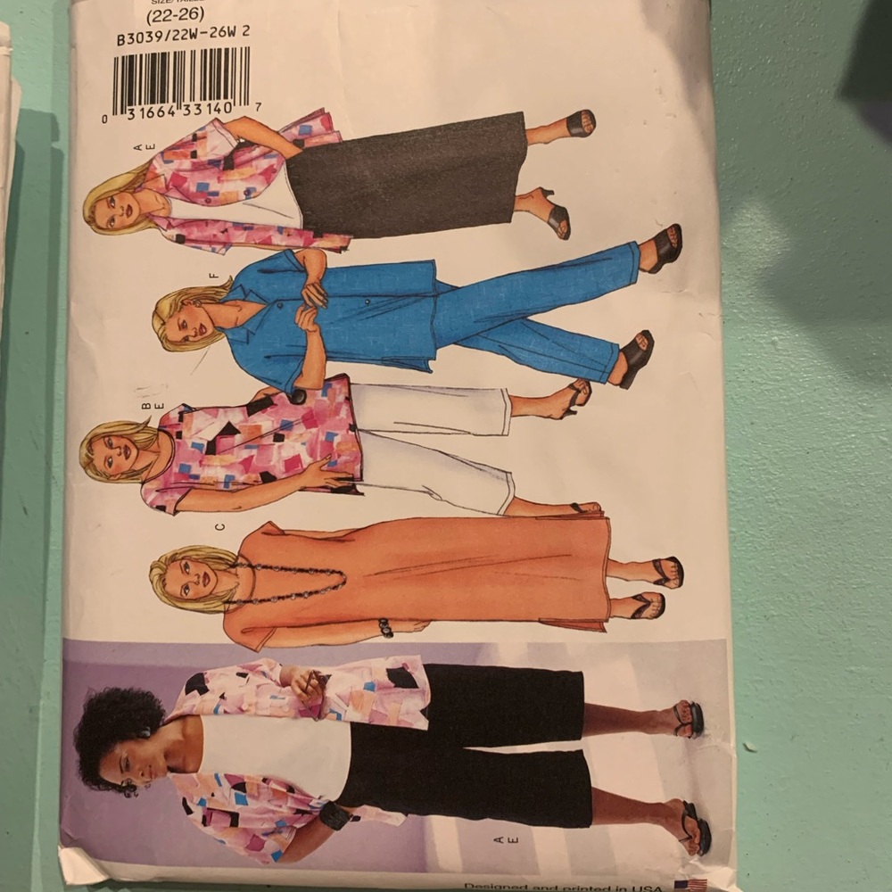 Butterick 3039 Sewing Pattern